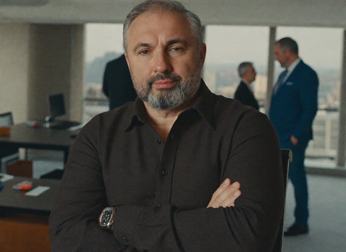 Alex Yanovsky in an office